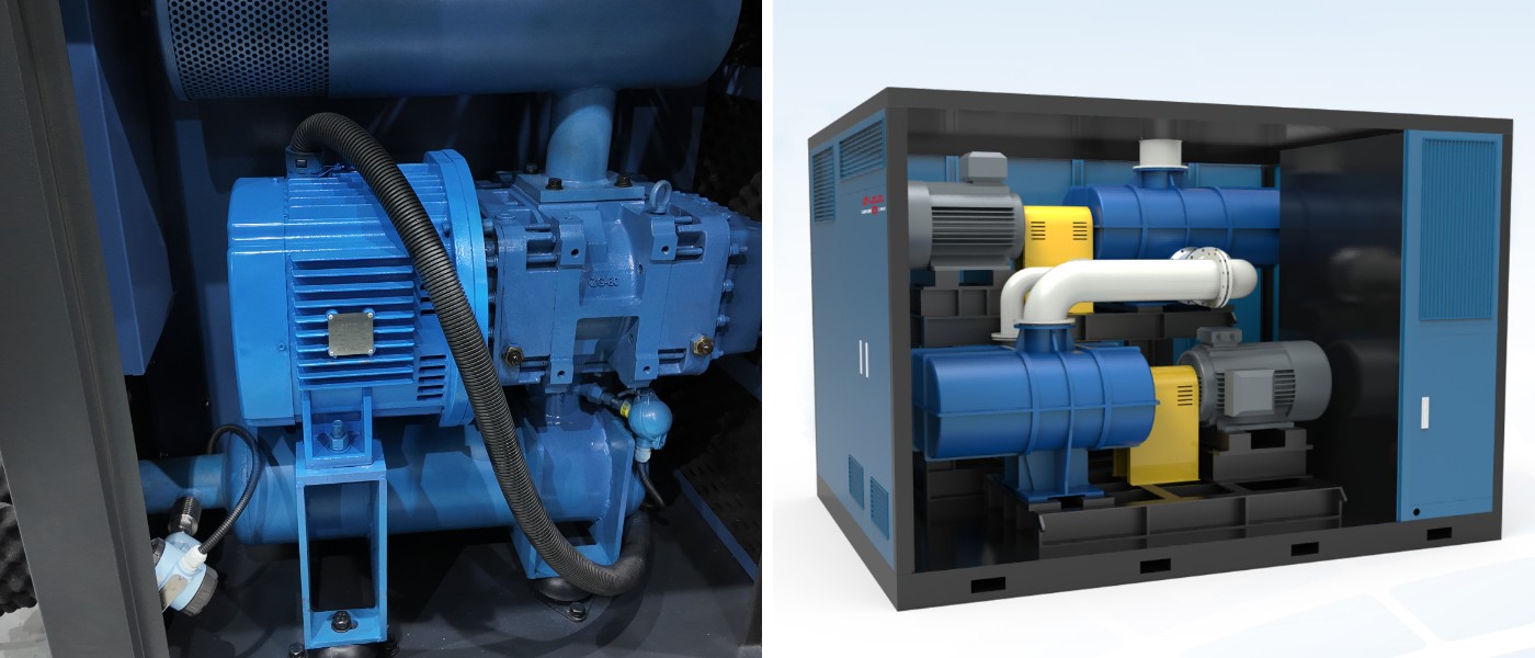 Вакуумный насос воздуходувки Рутса