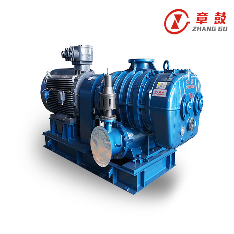 Воздуходувка с тремя лопастями