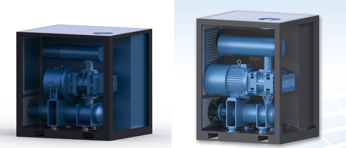 Вакуумный насос воздуходувки Рутса