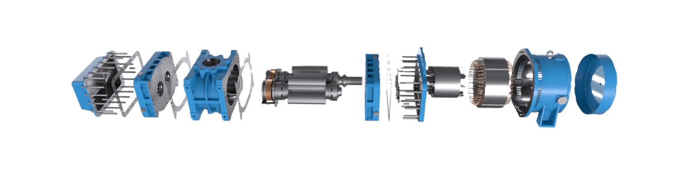 Воздуходувка с прямым приводом