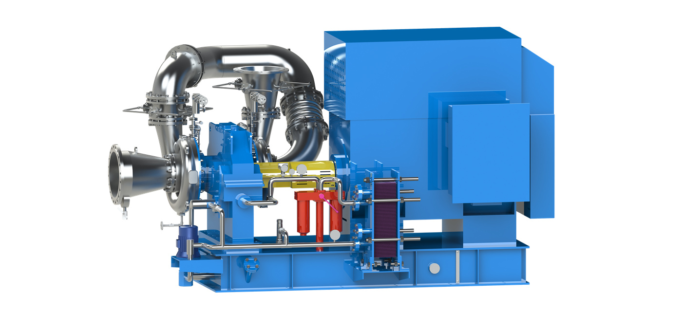 Редукторный турбовоздуходувка