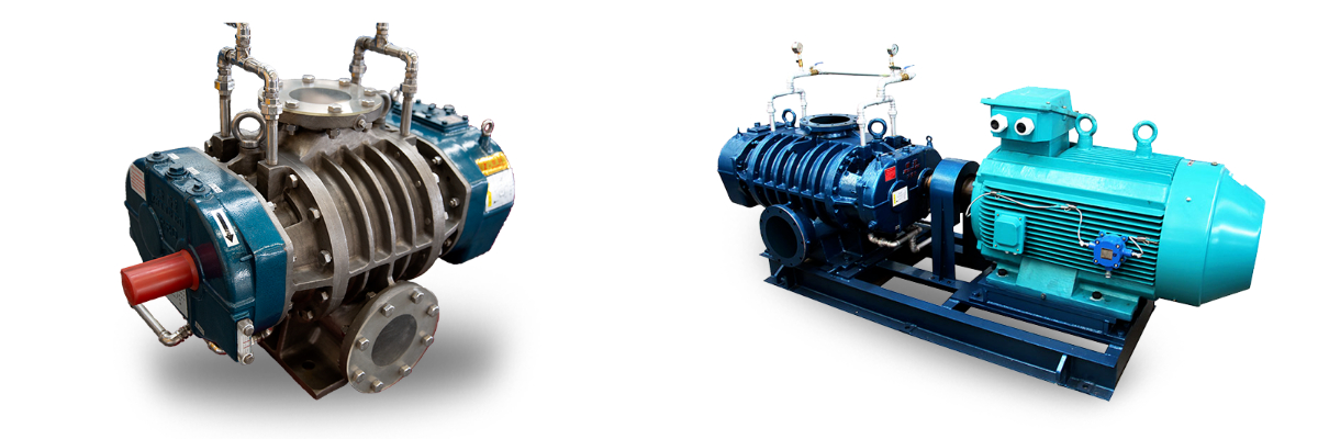 Паровой компрессор Рутса
