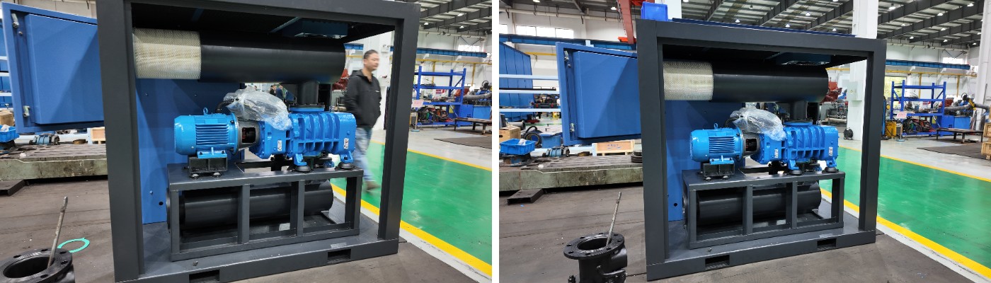 Роторно-винтовой вакуумный насос