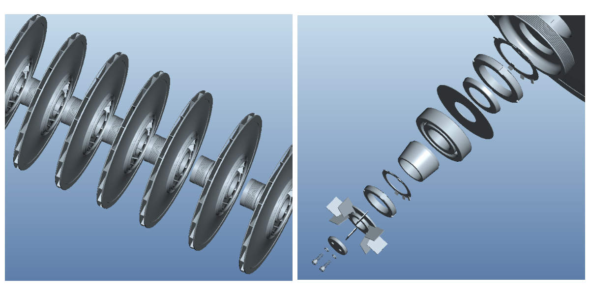 Серия C - Чугунный воздуходув