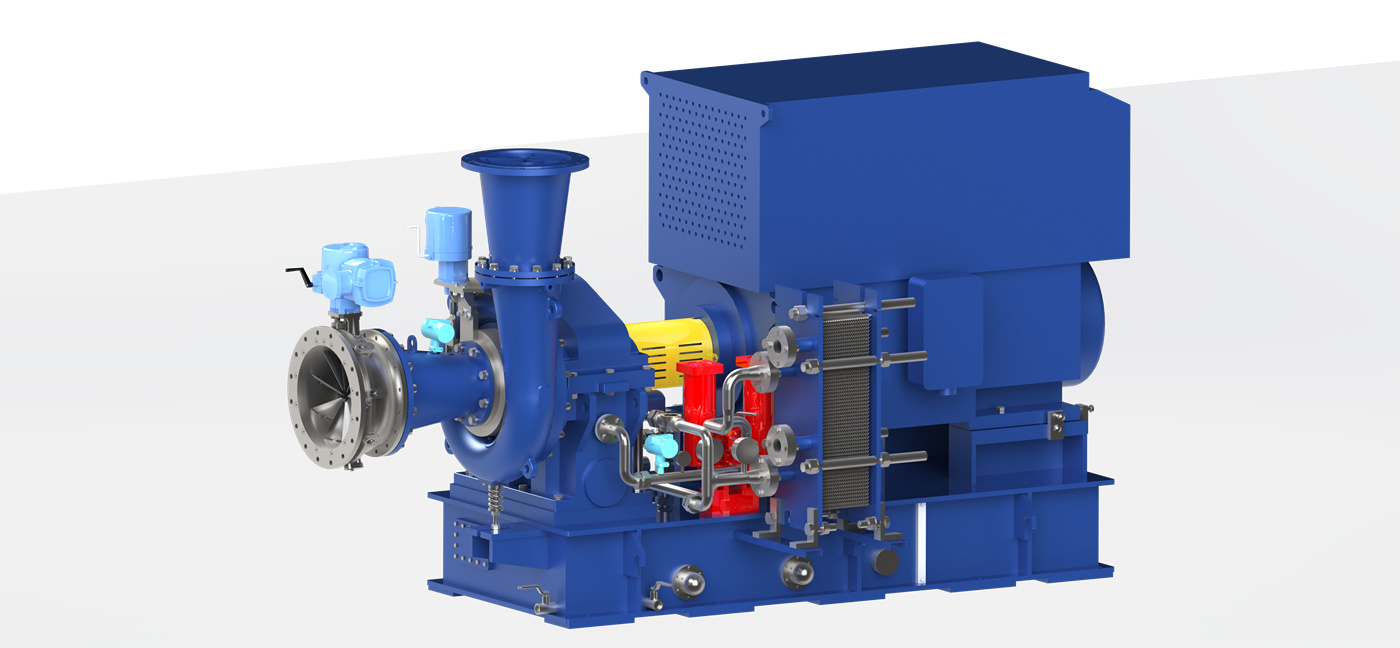 Редукторный турбовоздуходувка